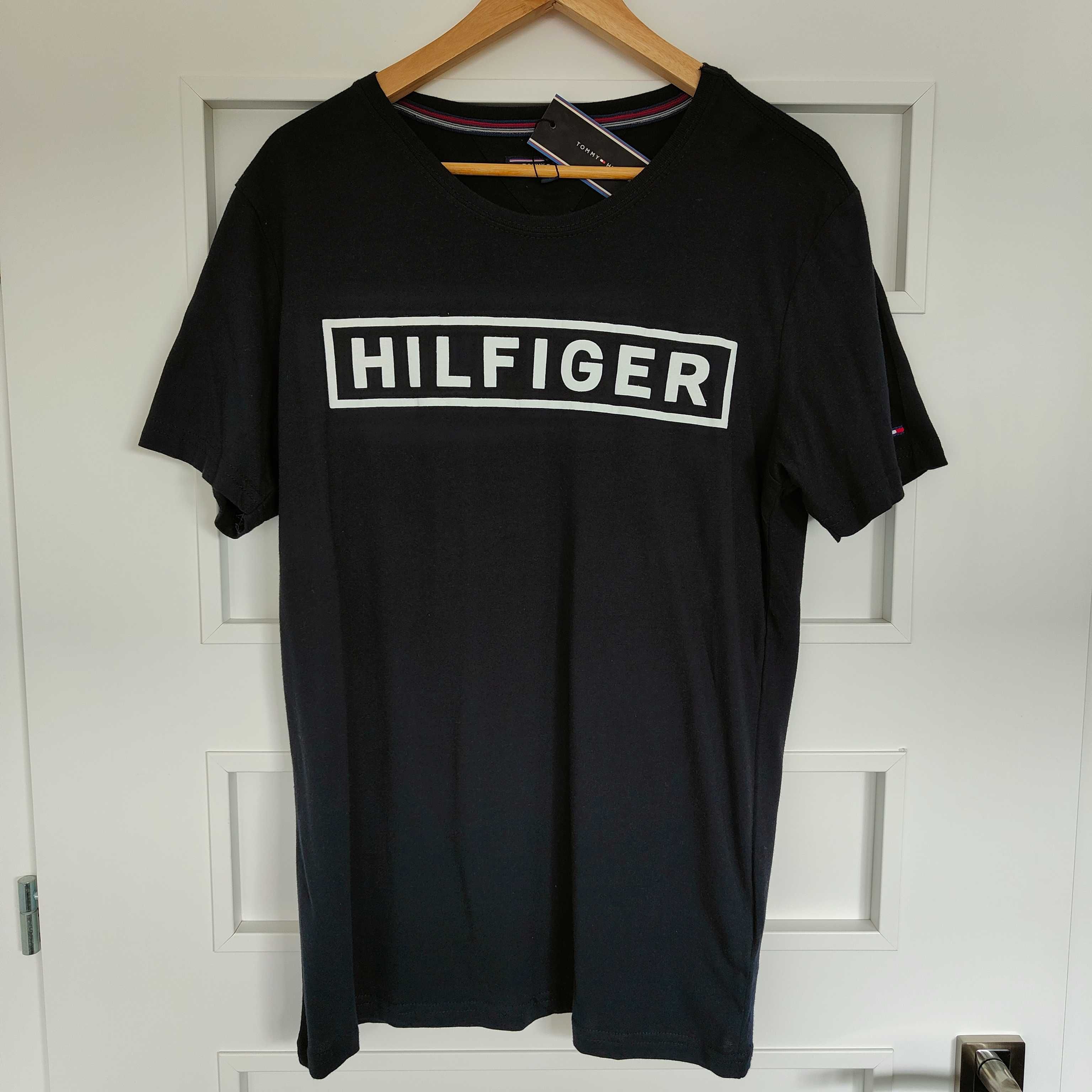 Koszulka t-shirt męski granatowy Tommy Hilfiger r. L