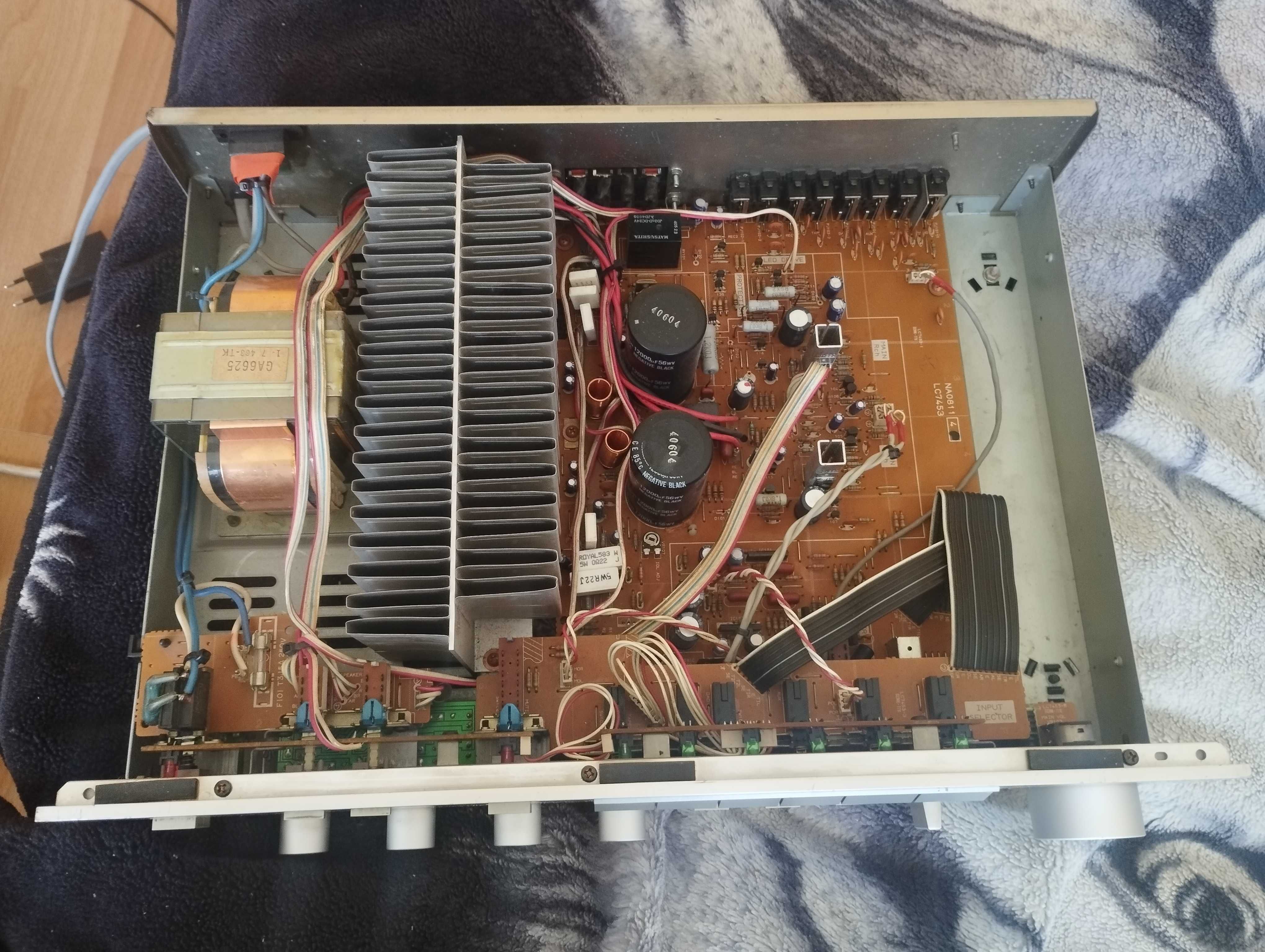 Wzmacniacz yamaha A-500 uszkodzony