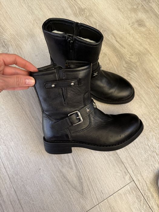 Чоботи шкіряні для дівчинки