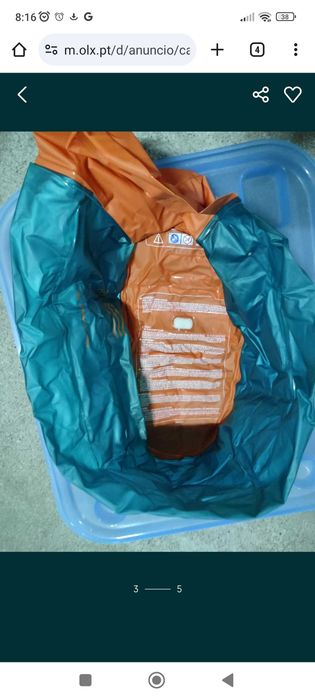 Banheira insuflável de viagem