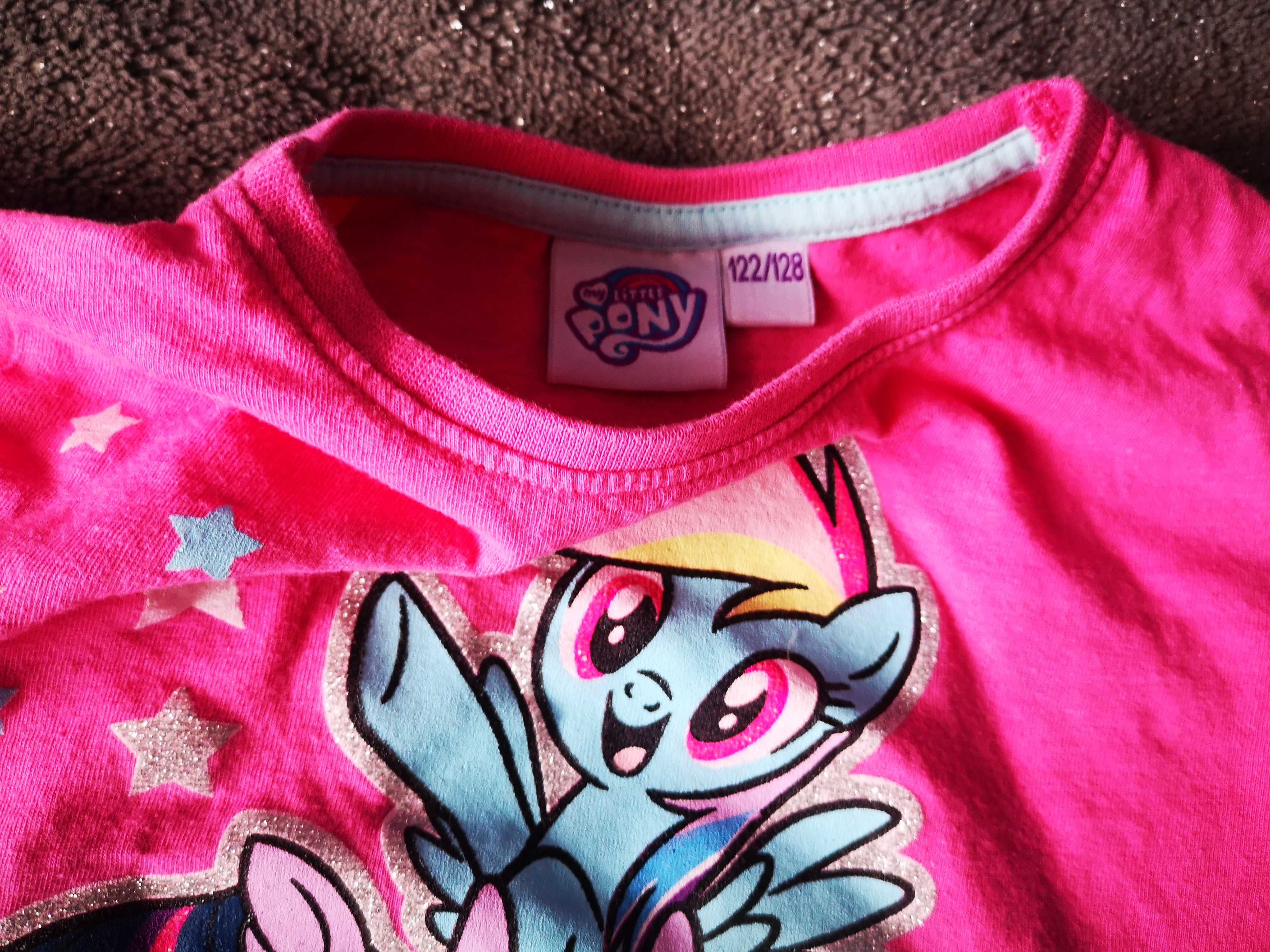 Piżama długi rękaw spodnie MLP Little Pony zestaw komplet 122-128