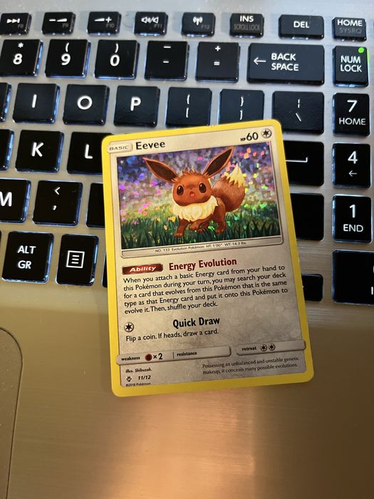 Karty pokemon oryginalne starsze holo Eevee McDonald’s
