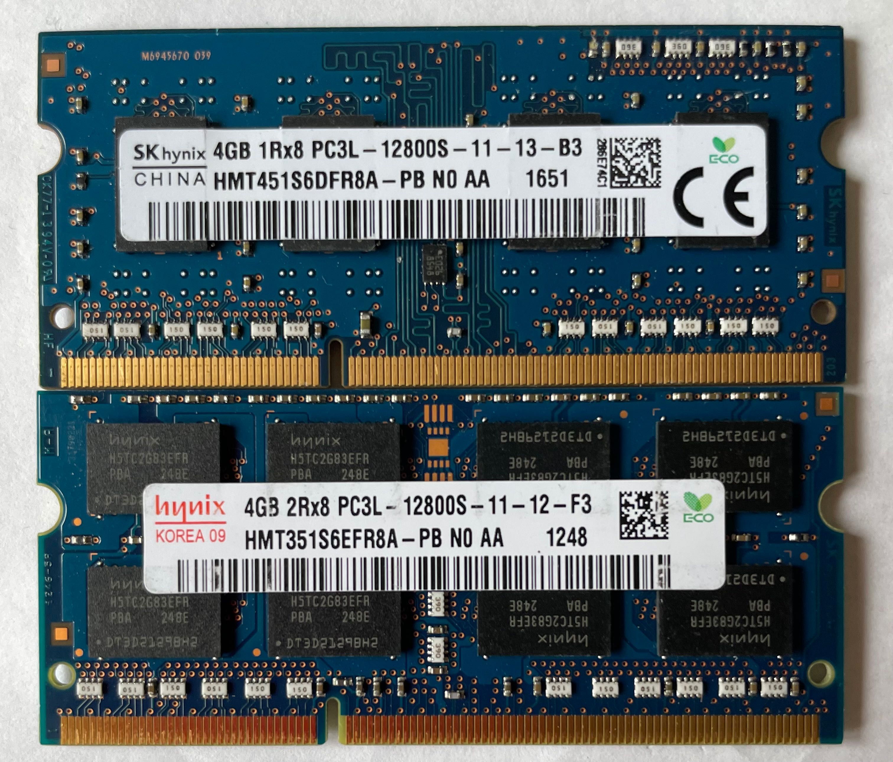 Оперативна памʼять для ноутбука.   ddr3L 4Gb
