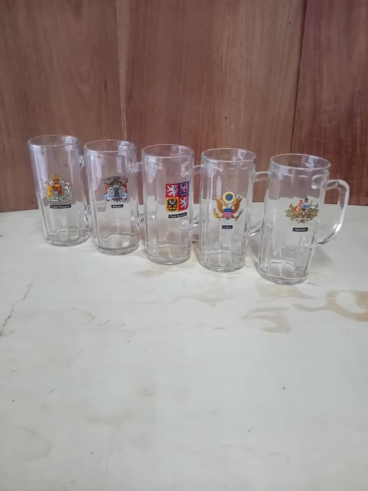 Canecas cerveja da colecção "o mundo da cerveja "