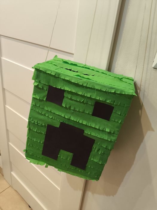 Piniata urodziny Minecraft creeper ekspresowa wysyłka