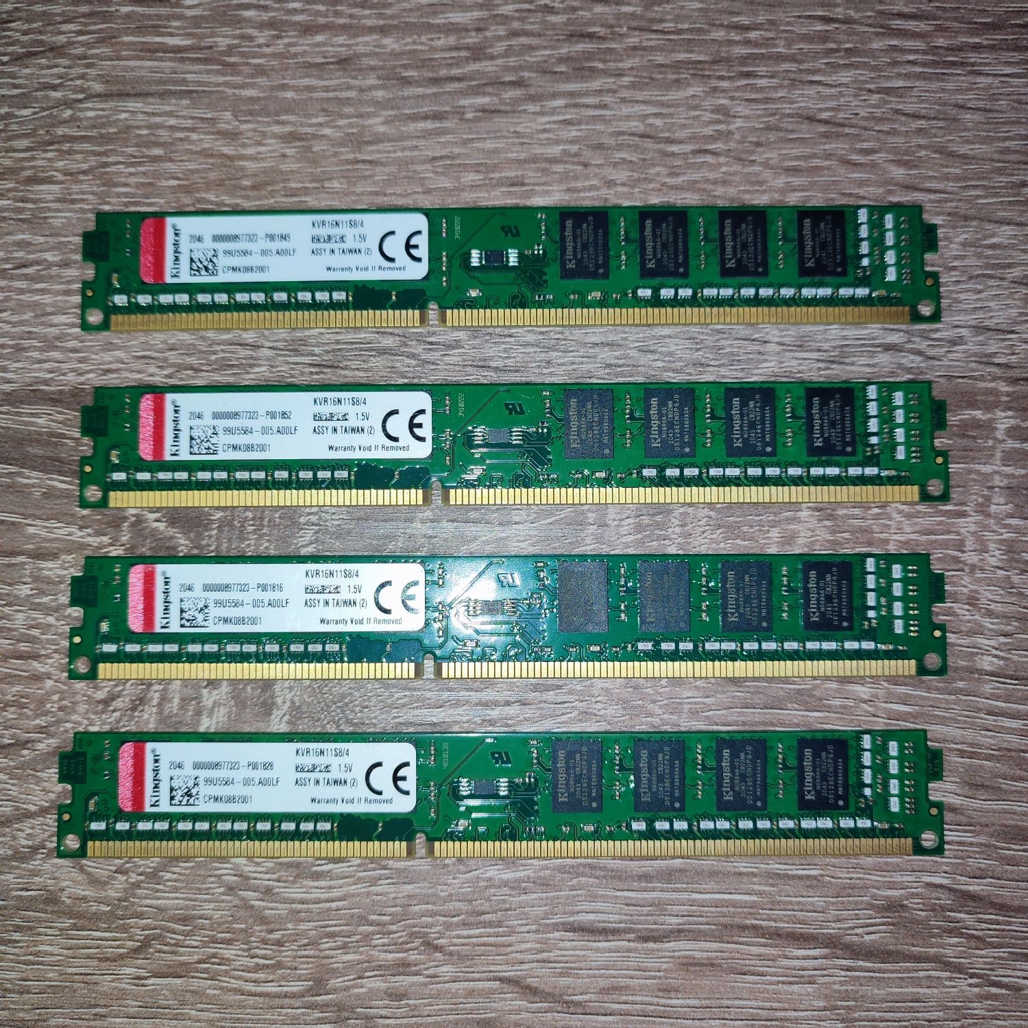 Оперативна пам'ять KVR16N11S8/4 DDR3 4*4Gb (16Gb)