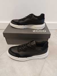 Nowe buty Ecco soft 37 czarne sneakersy trampki tenisówki skóra