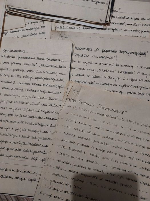 Matura, skrypty, materiały opracowania lektur z .j.polskiego liceum