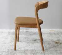 Krzesło drewniane dębowe, jesionowe, tapicerowane, nowoczesne