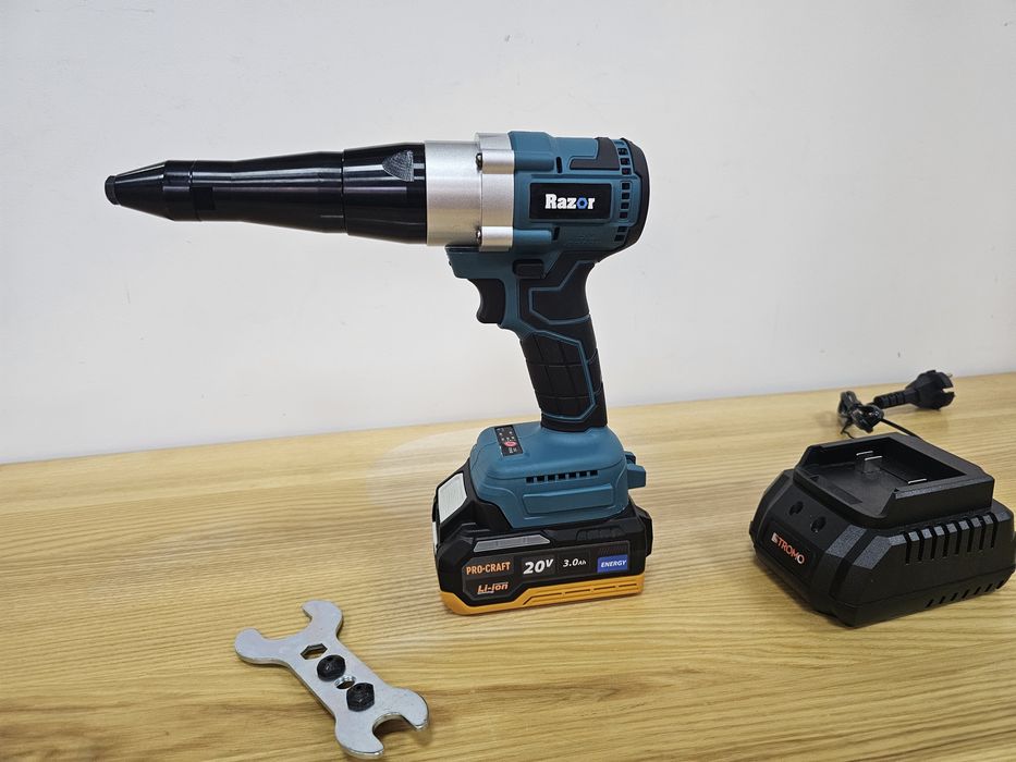 Заклепочник Razor DBL-38 Аккумуляторный под акб Makita/ProCraft 20V
