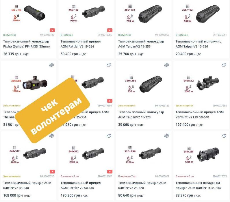 Тепловiзор Dahua TPC-M20-B10-G 256x192, дальность 460 м