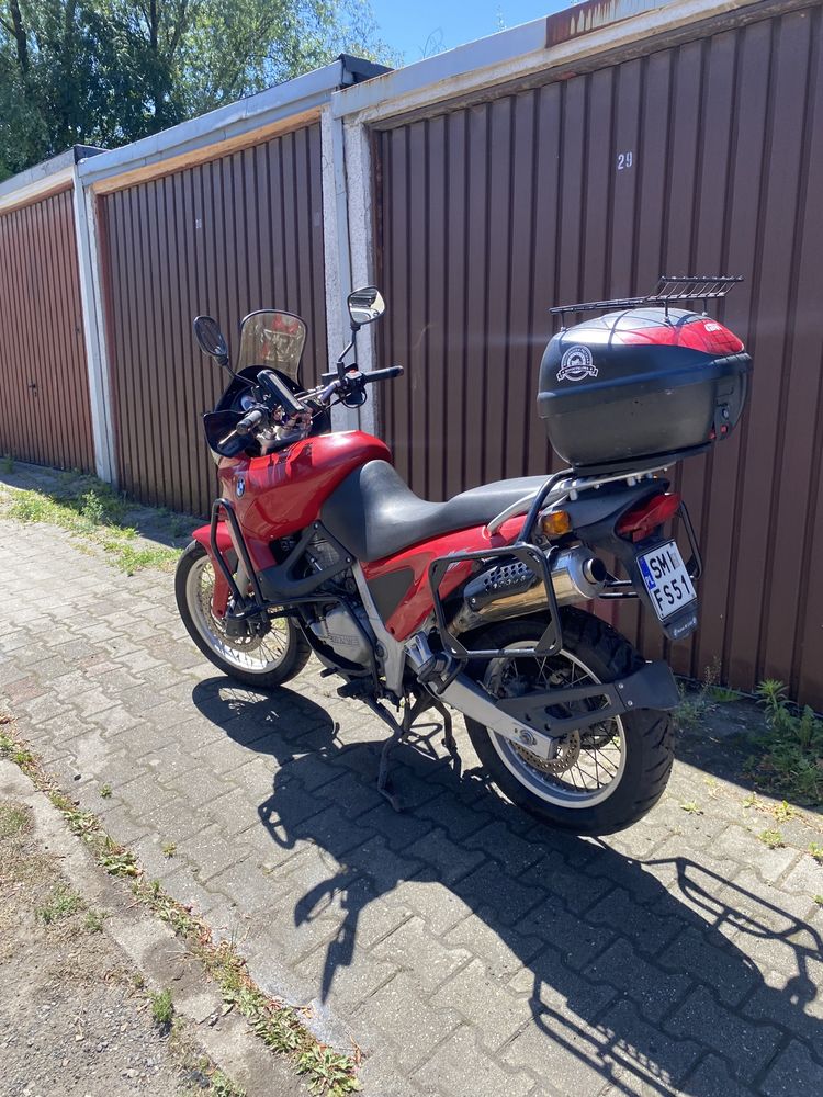 BMW f650 na A2 * 35kW * gmole, kufer, podgrzewane manetki * 1995 *