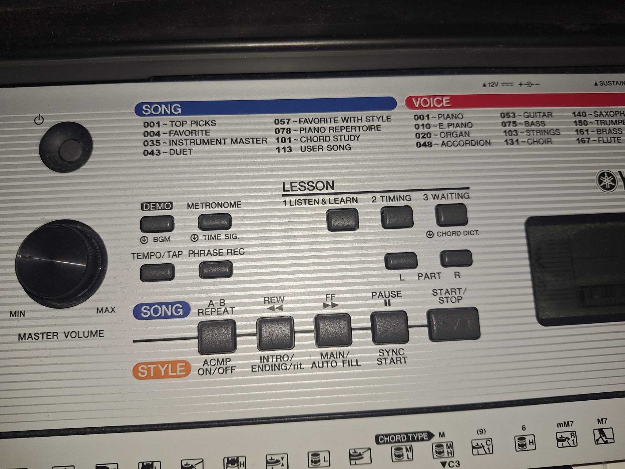 Teclado digital Yamaha YPT-260
