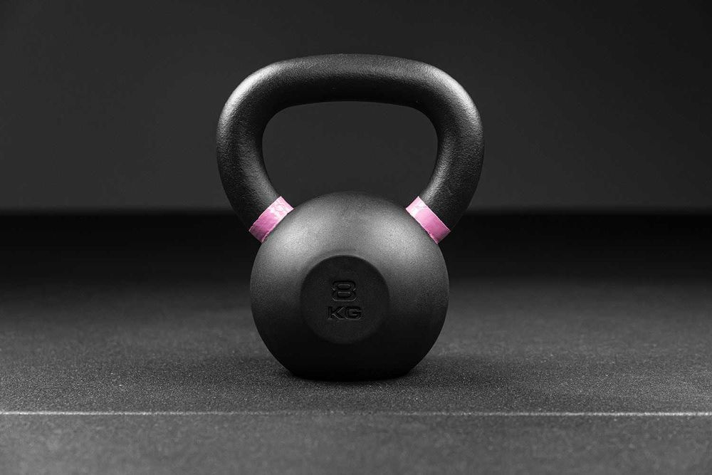 Odważnik kettlebell ogumowany Xenios USA 8 kg