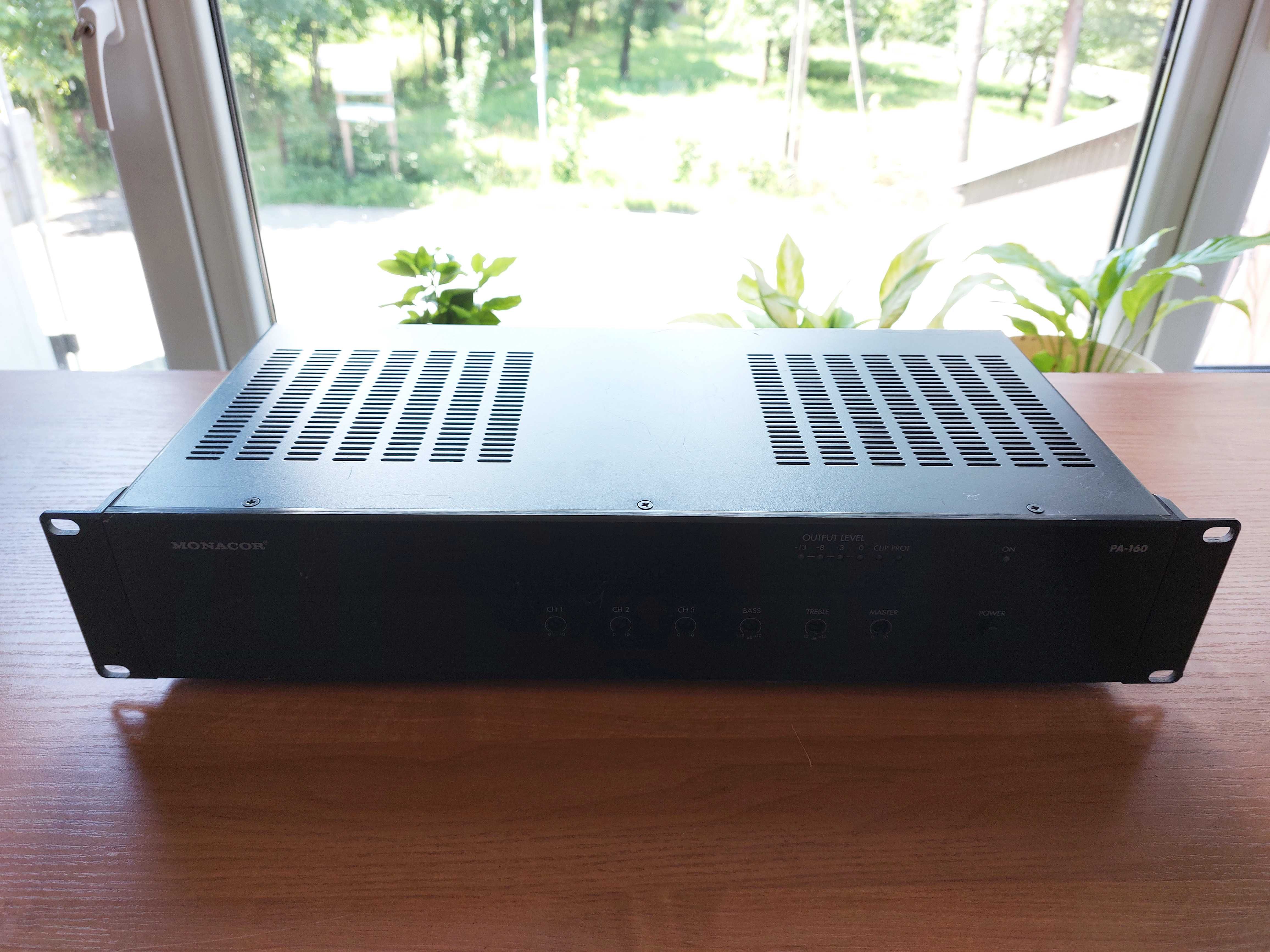 Wzmacniacz miksujący Monacor PA-160 (60W RMS)