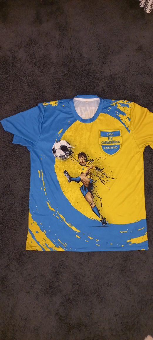 Koszulka Tshirt T-shirt klubowa Canarinhos Skórzewo rodzica XL