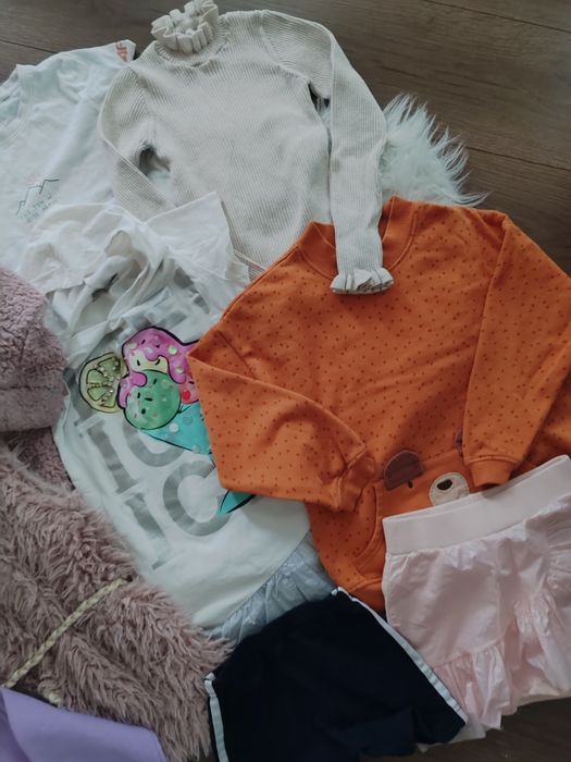 Ciuchy dla dziewczynki 116/122