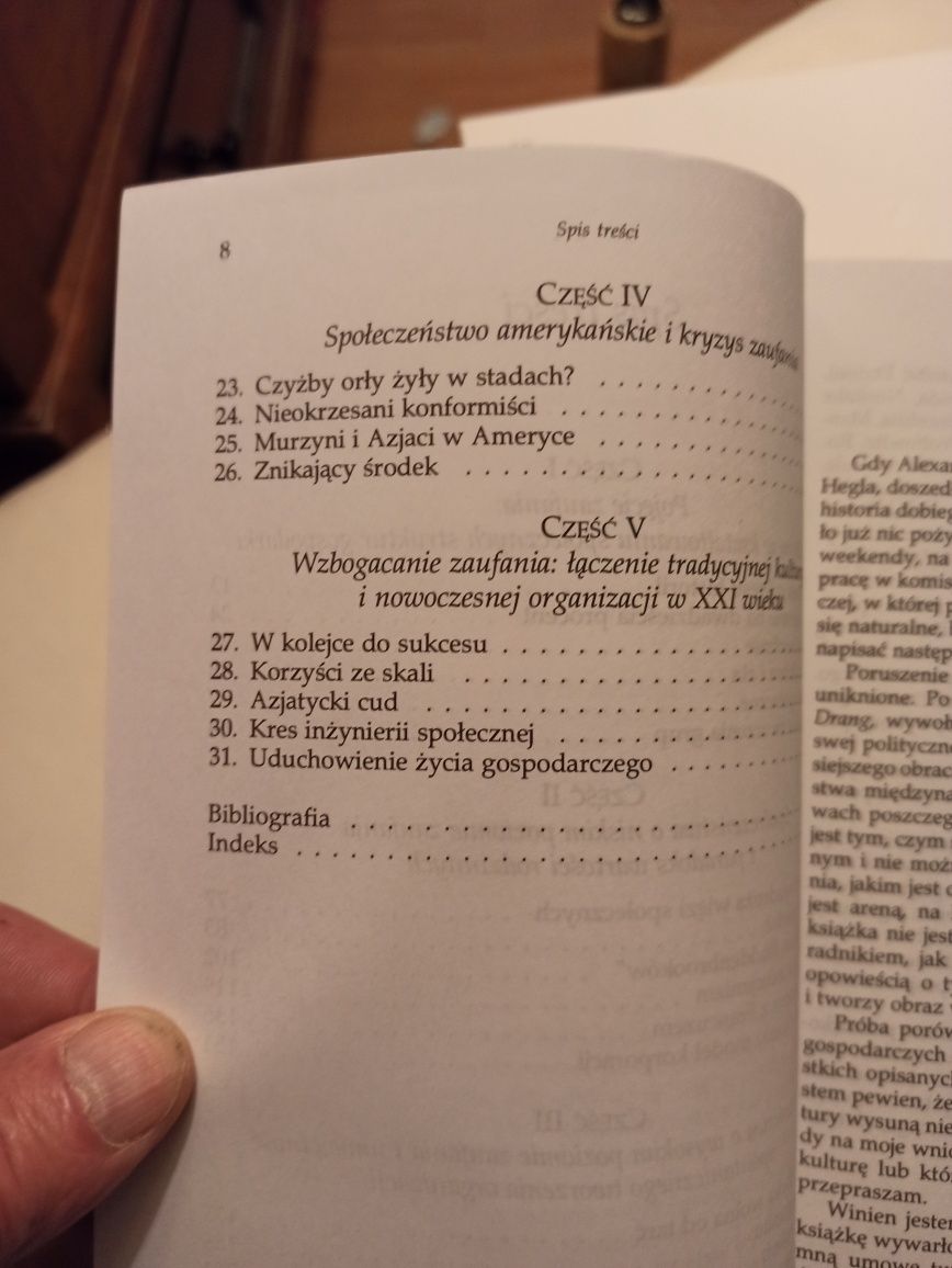 Fukuyama Zaufanie, kapitał społeczny, a droga do dobrobytu