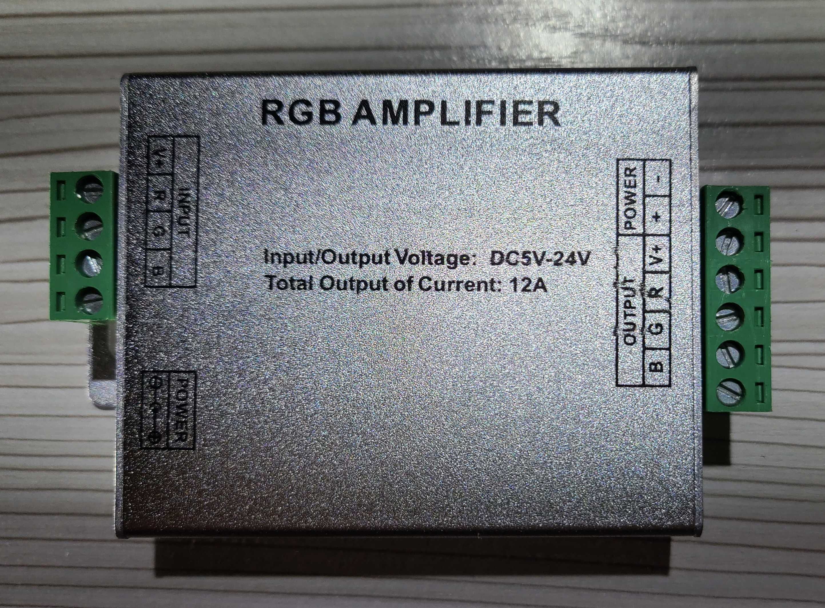 Усилитель контроллера RGB Amplifier DC 5V-24V 12A