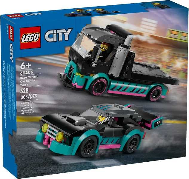 Lego city 60406 Race Car and Car Carrier Truck