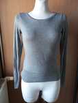 Szary błyszczący sweter damski H&M rozmiar S