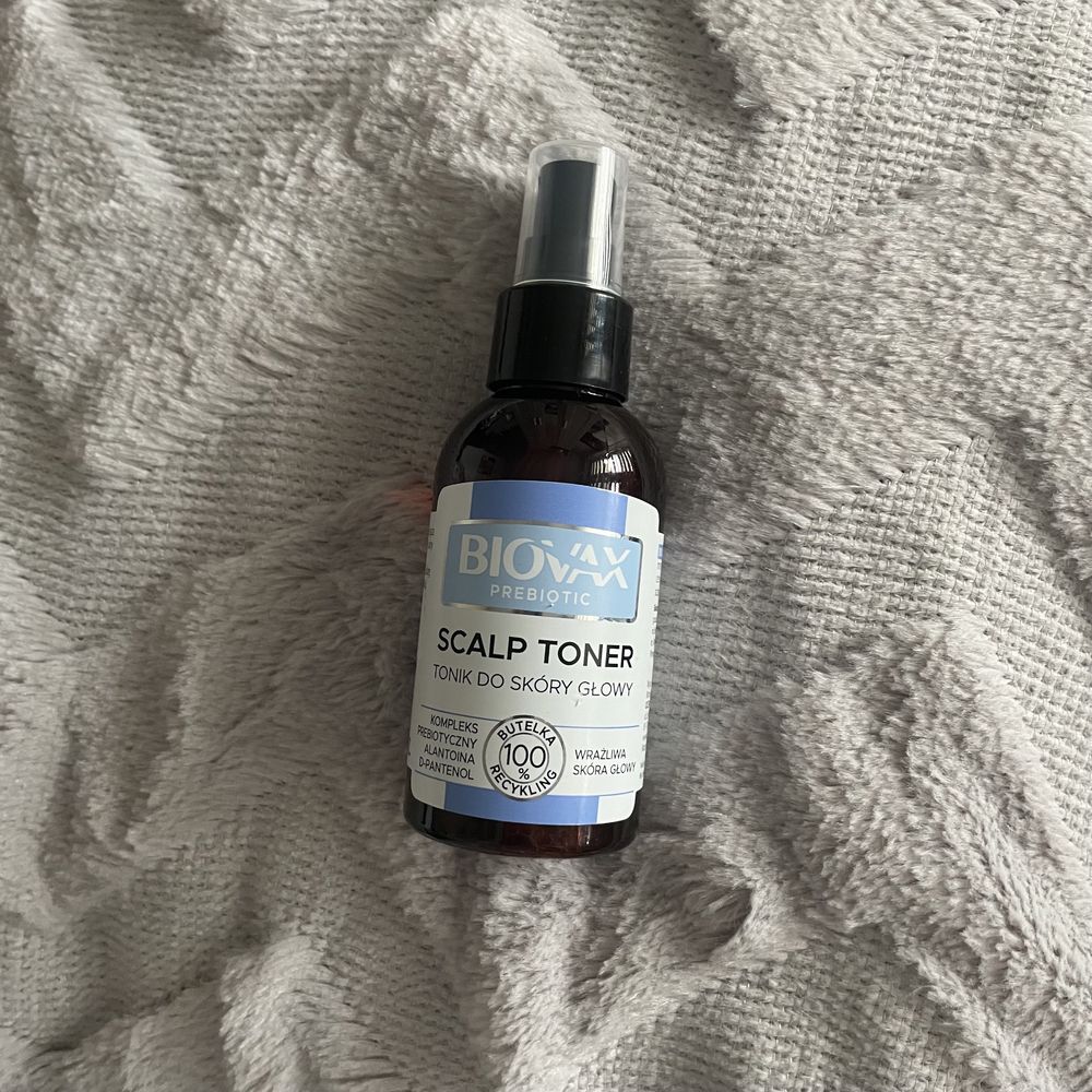 Biovax prebiotic scalp toner tonik do skory głowy 100 ml nowy