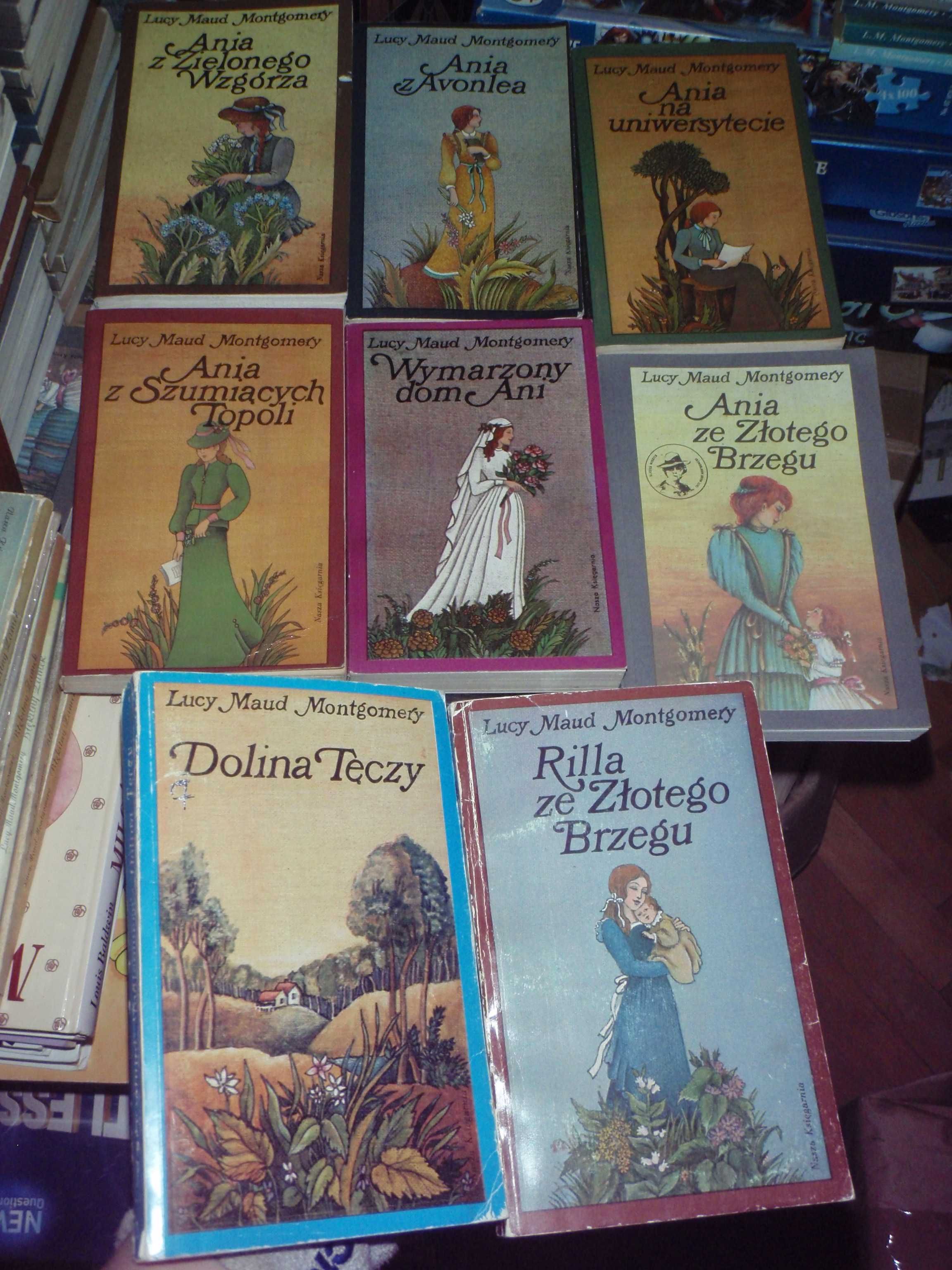 Ania z Zielonego Wzgórza - 8 części L.M. Montgomery