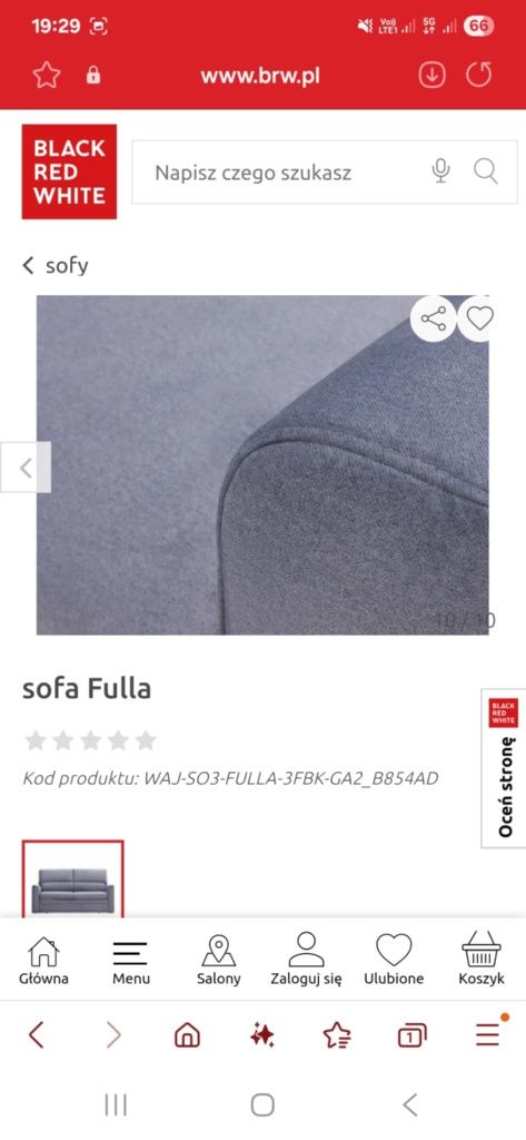 Sprzedam Sofe Fulla z BRW