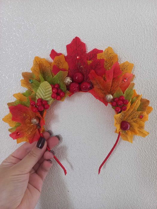 Вінок для дівчинки.Вінок осіній.