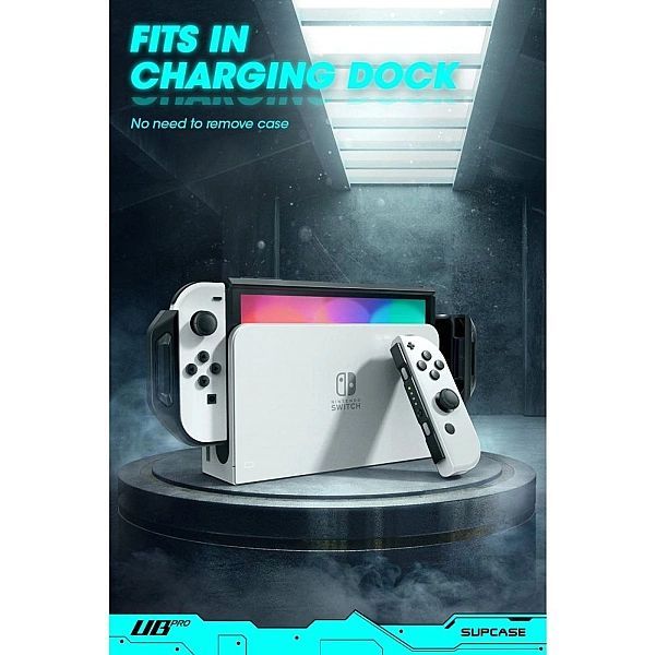 Pancerne Etui Nintendo Switch Oled miejsce Na 5 Kart Supcase Unicorn B