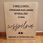 Tablica powitalna na wesele