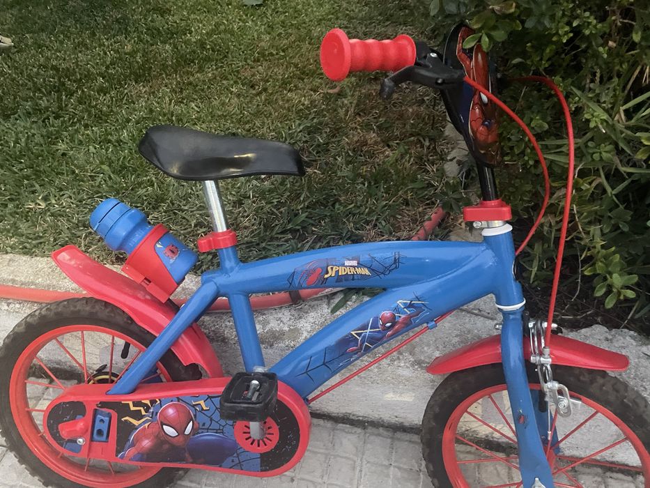 Bicicleta criança menino Homem aranha roda 14’’