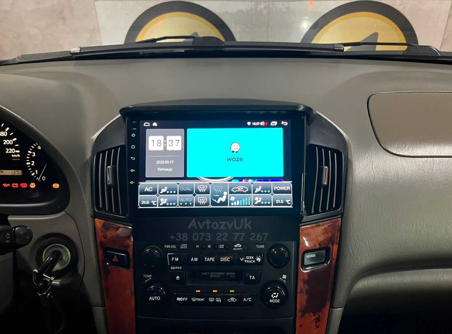 Магнитола LEXUS RX300 RX330 RX350 RX400H Лексус GPS CarPlay Android 13