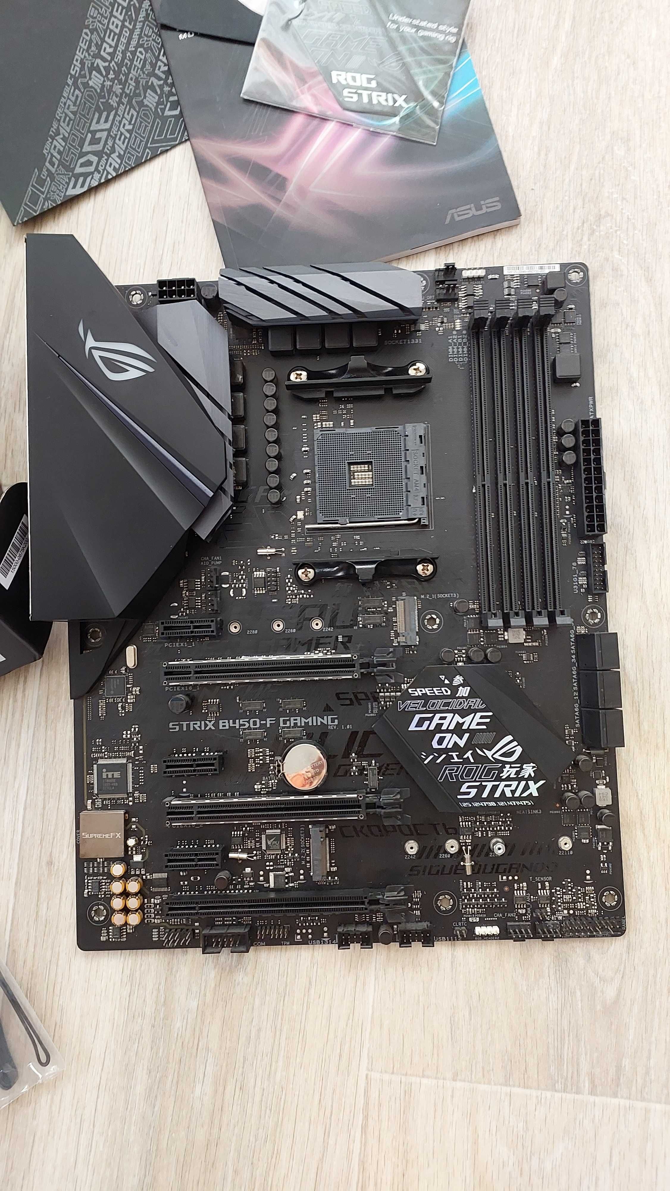 Материнська плата Asus ROG Strix B450-F Gaming + WiFi6 Bluetooth5.2