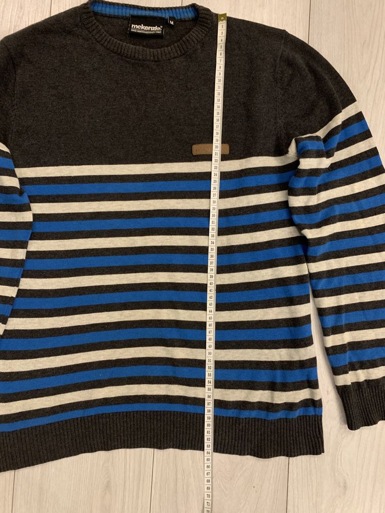 Sweter męski McKenzie w paski rozm. M