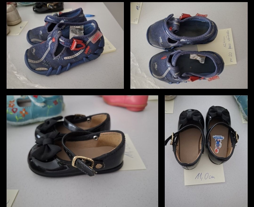 Buty niemowlęce buciki 6 par rozmiary 19-20