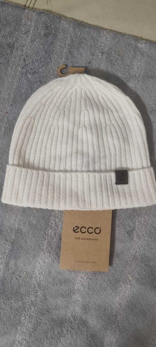 Czapka beanie damska wełna/ kaszmir Ecco