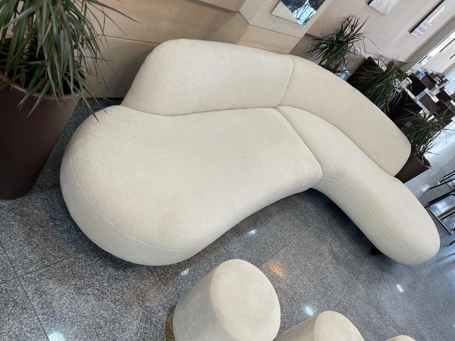 Sofá de canto branco