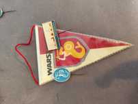 Wpinki proporczyka warszawa vintage retro prl