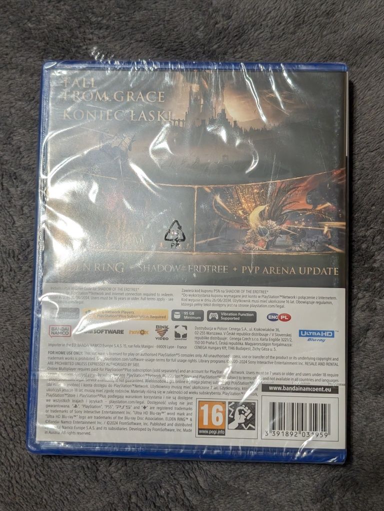 Nowa folia Elden Ring: Shadow Of The Erdtree Edition DLC PS5