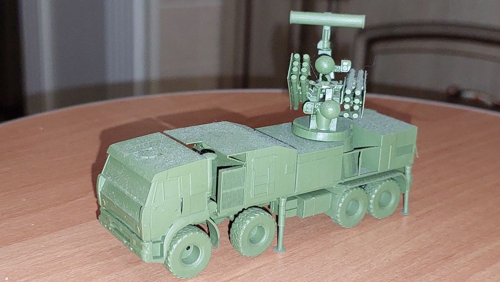 3д модель зі смоли Панцирь с1 ,маштаб 1.87