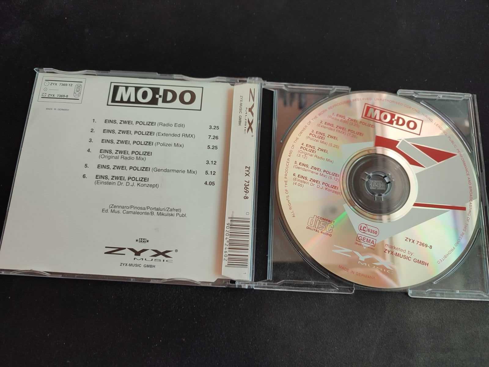 Музыкальный CD Mo-Do альбом Eins, Zwei, Polizei Remix 1994 год