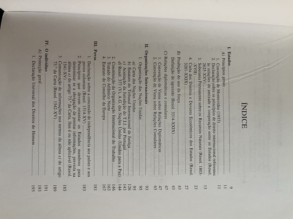 Textos de Direito Internacional Público