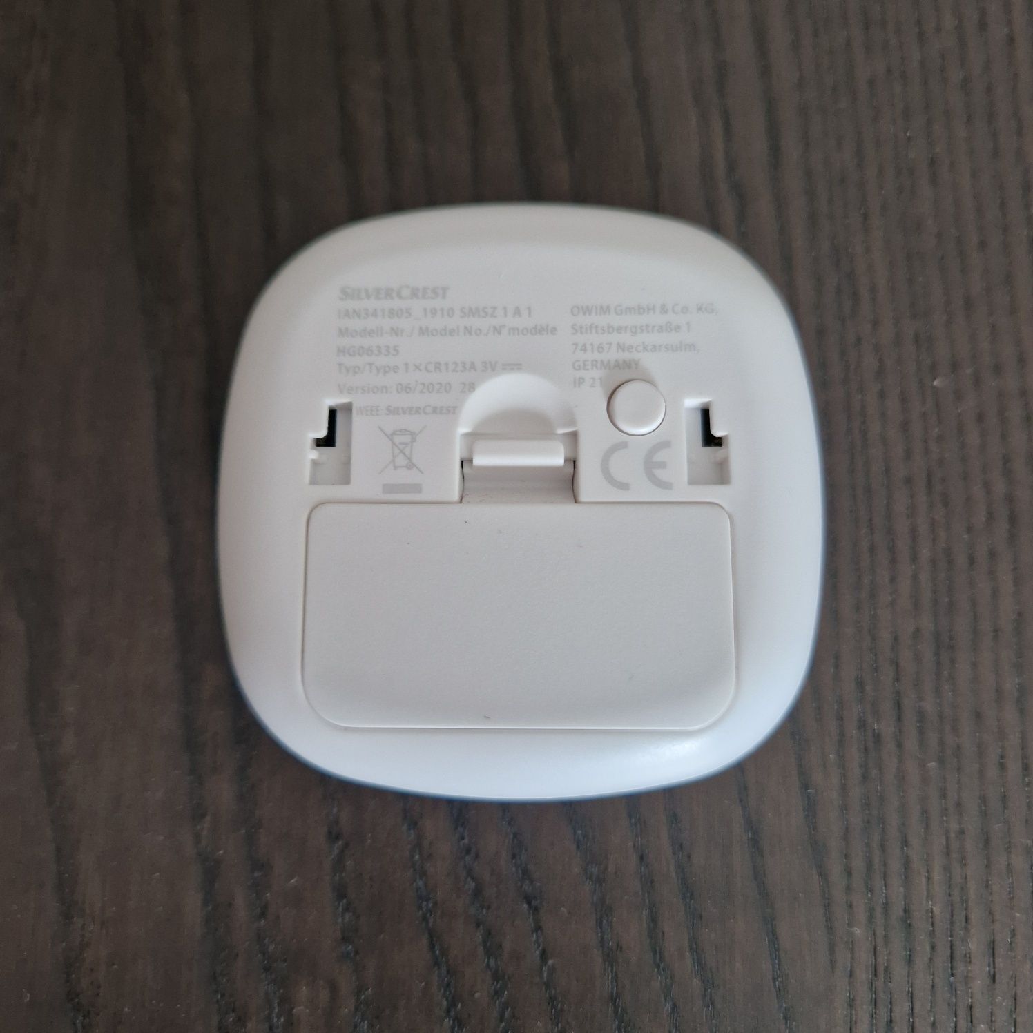 Sensor de movimento Zigbee domótica