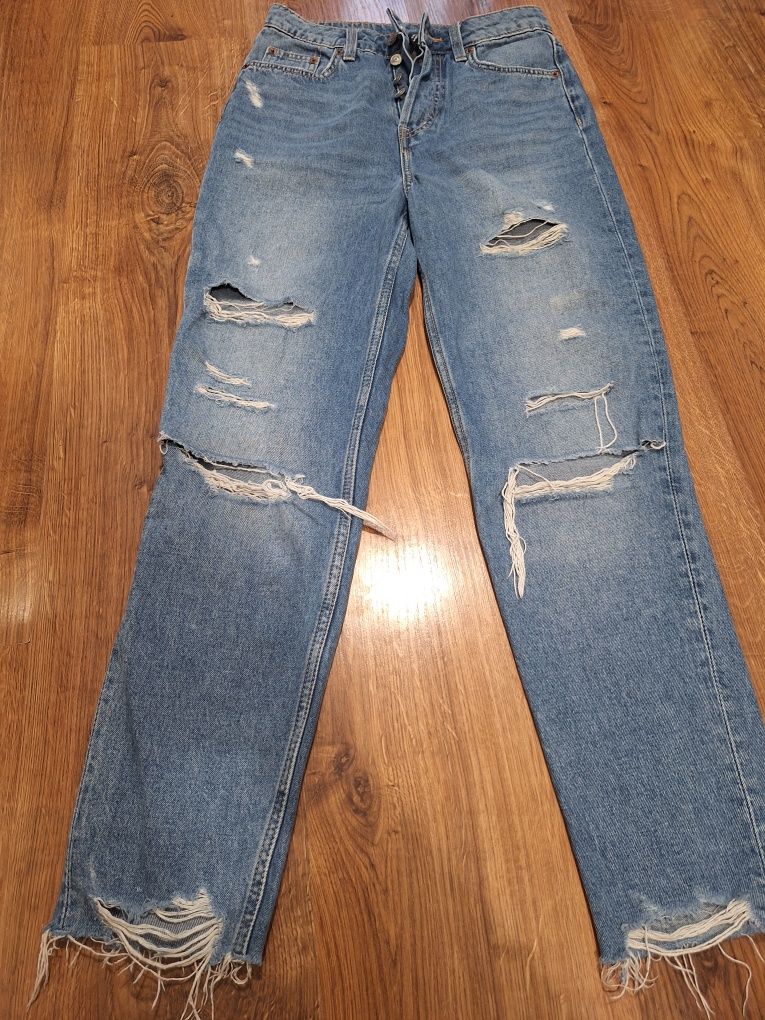 Spodnie jeans rozm xs