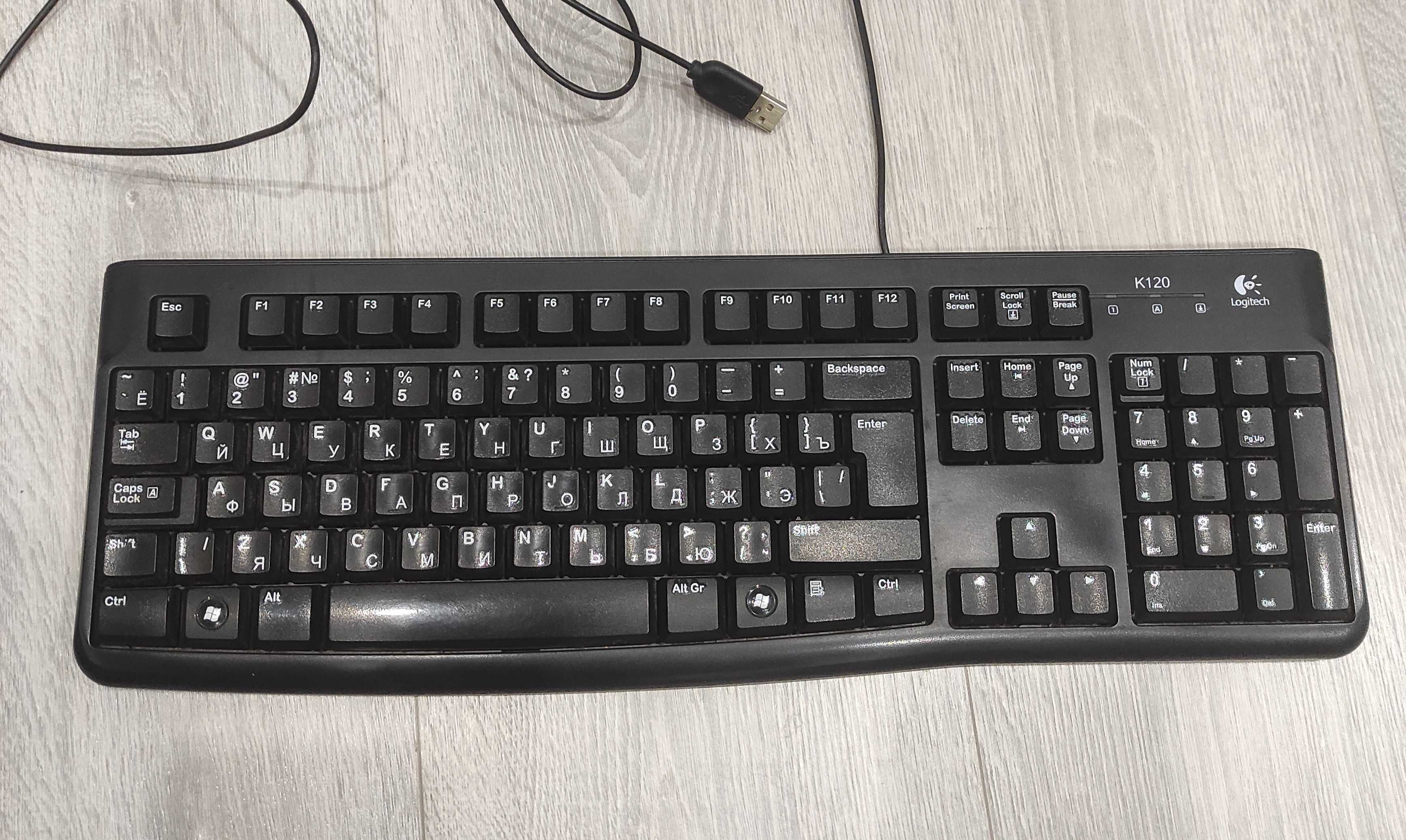 Клавиатура Logitech K120 USB