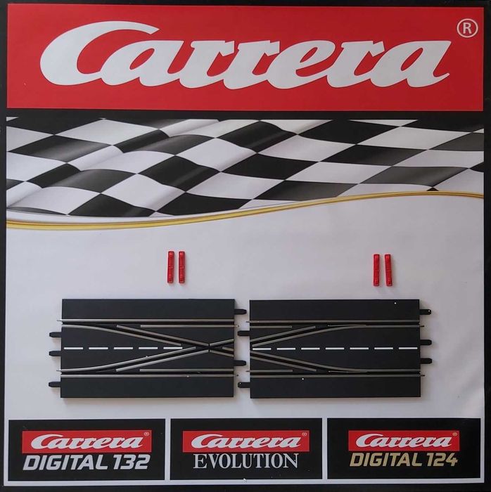 Carrera Digital 132 - Podwójna Zwrotnica - NOWY