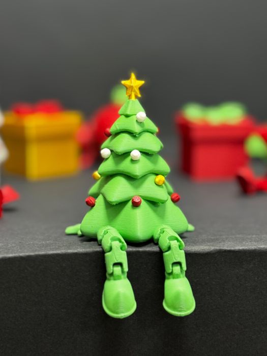 Новорічна іграшка  «Ялиночка з ніжками»/ рухома / декор / подарунок