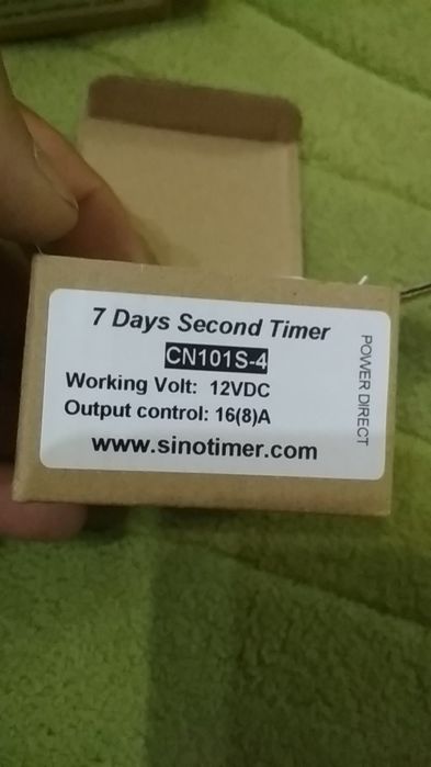 Relógio controlador 12v. 1seg.