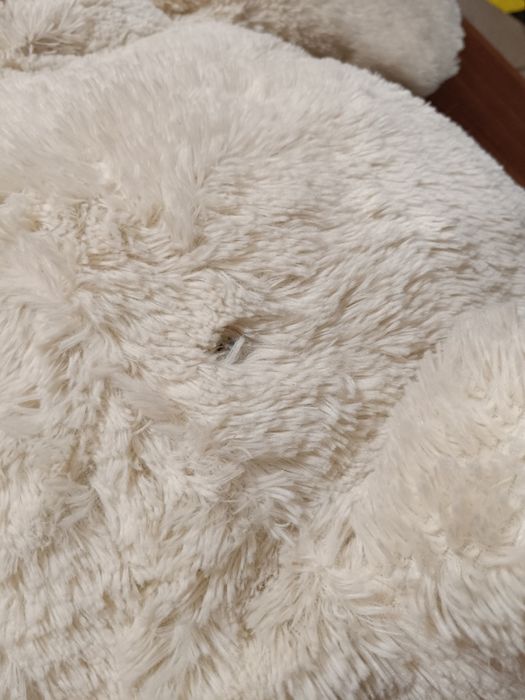 Miś pluszak misiek duży kremowy do wyczyszczenia